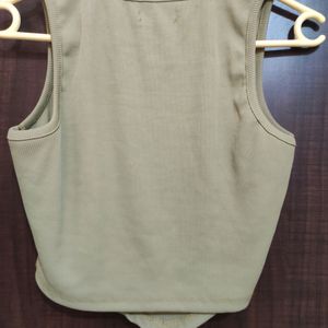 ARMY COLOR TANK TOP