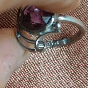 92.5 Amethyst Ring