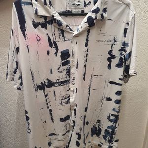 Printed Nylon Half Shirt (Men)