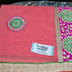 Cotton  Supernet Saree