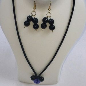 Evil Neck & Eyering set black pendent High qualit