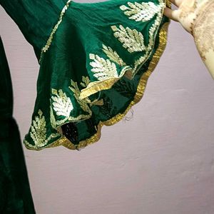 Beautiful Green Embroidery Suit 💚💛