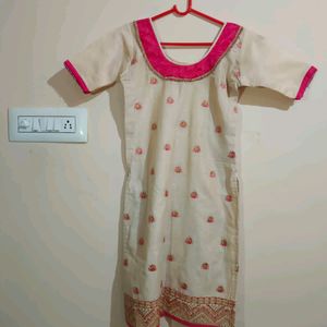 Kurti Set With Pant And Dupatta