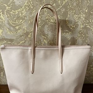 Lacoste Baby Pink Tote Bag