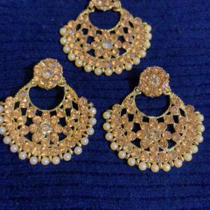 Beautiful Wedding Earrings & Teeka