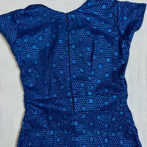 Blue Shimmery Dress