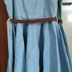 Denim Dress In Excellent Condition