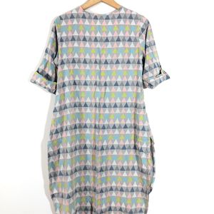 Grey Printed Kurta(Women’s)