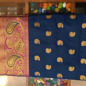 Cotton Silk Saree_festive Wear