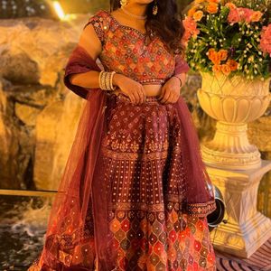 Beautiful Heavy Work Lehnga