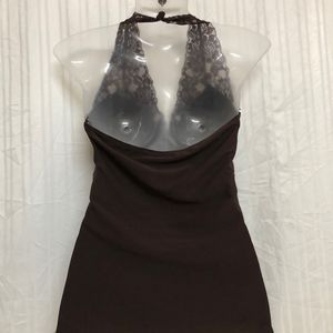 Wild Cat Brown Sleeveless Top