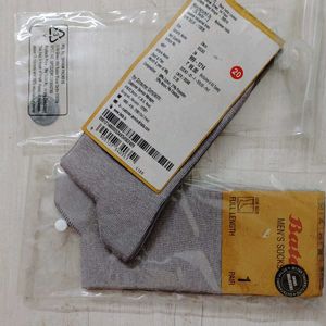 The Bata New Socks Combo-2 Formal Wear(Light Grey)