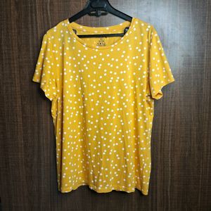 Polka Dot Pure Cotton Tshirt