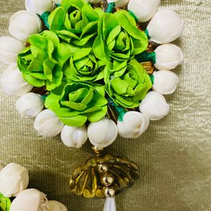 Floral Jewellery Set With Pearls 💚💚💛💛