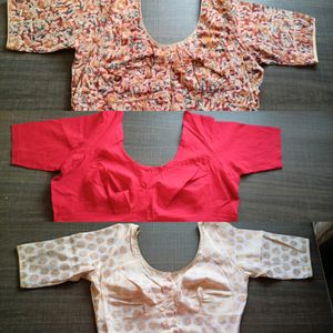 Combo Of 3 Cotton Blouses Size36