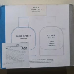 ZARA MAN COLLECTION - BLUE SPIRIT & SILVER PERFUME