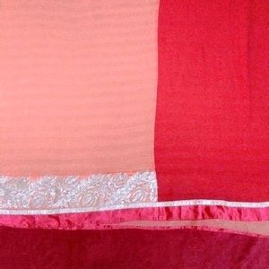 Two Colour Fancy Saree