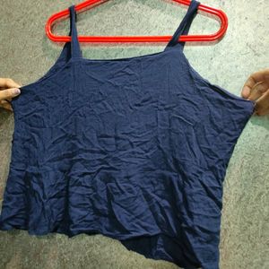 Navyblue Colour Sleeveless Croptop