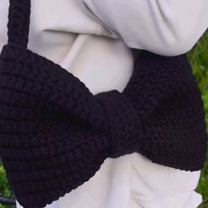 Black Crochet Bow🎀 Bag 👜
