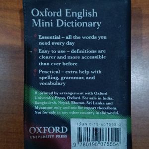 Oxford English Mini Dictionary