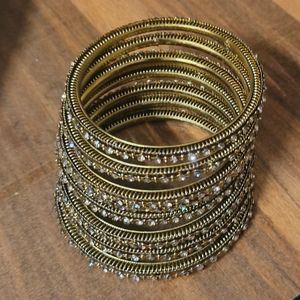 Stone Bangles 8 PIECES (1set)