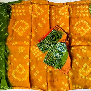 Bandhani Saree