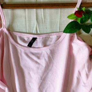 Rio Pretty Pink Ruffle Top With Camisole