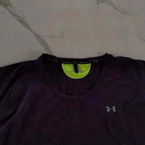 Under Armour Compression Purple T-Shirt