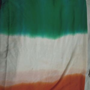 tricolour Indian flag inspired chunni