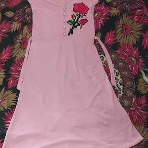 Pink Western Kurti