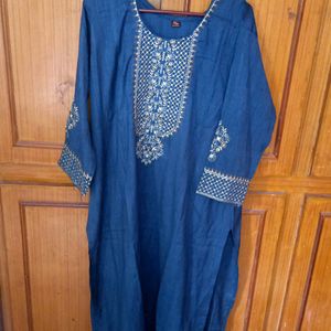 Gorgeous Navy Blue Kurthi