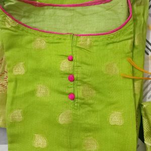 Very Elegant Silk Kurta Set