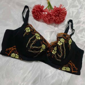 Imported Designer Bra with Embroidery Work