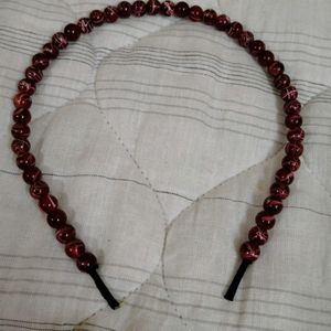 Hair Band Made With Marble Beads