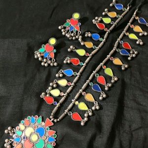 Real Mirror Afgani Necklace