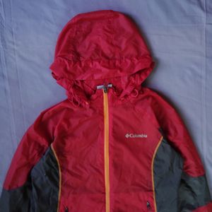 COLUMBIA ZIPPER HODED JACKET WINDCHEATER