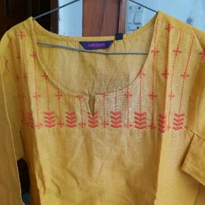 Srishti Yellow Kurta