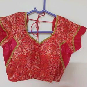 Traditional Zari Weaved Blouse