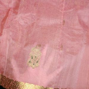 New Pure Kanchi Pattu Saree With blouse Piece