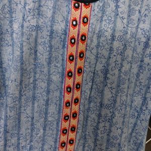 Kurta With Printed Plazo