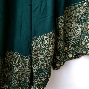 Green Anarkali Suit + Dupatta