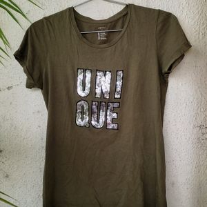 Sequins Work T Shirt