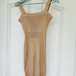 Nude Bodycon Dress