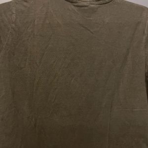 Olive Green Regular Tshirt From H&M- New Condition