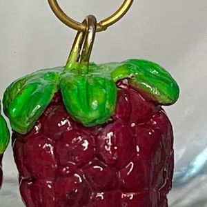 Raspberry Earrings