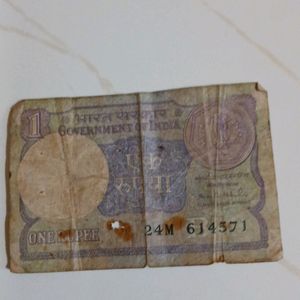 Old One Rupee Notes