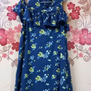 Cold Shoulder Dress For Girls