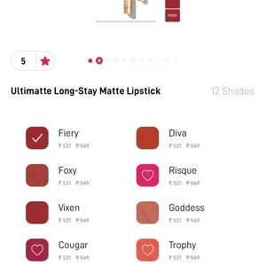 Ultimatte Long Stay Matte Lipstick