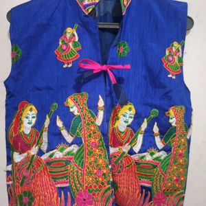 Blue Garba Jacket