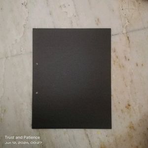 Black Plain Unruled File Paper